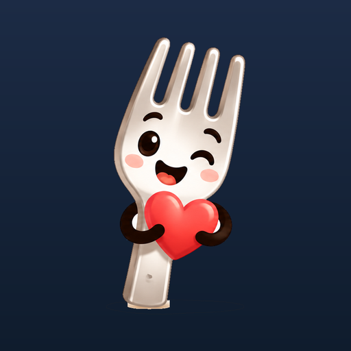 The Foodoodle app icon: the mascot on navy